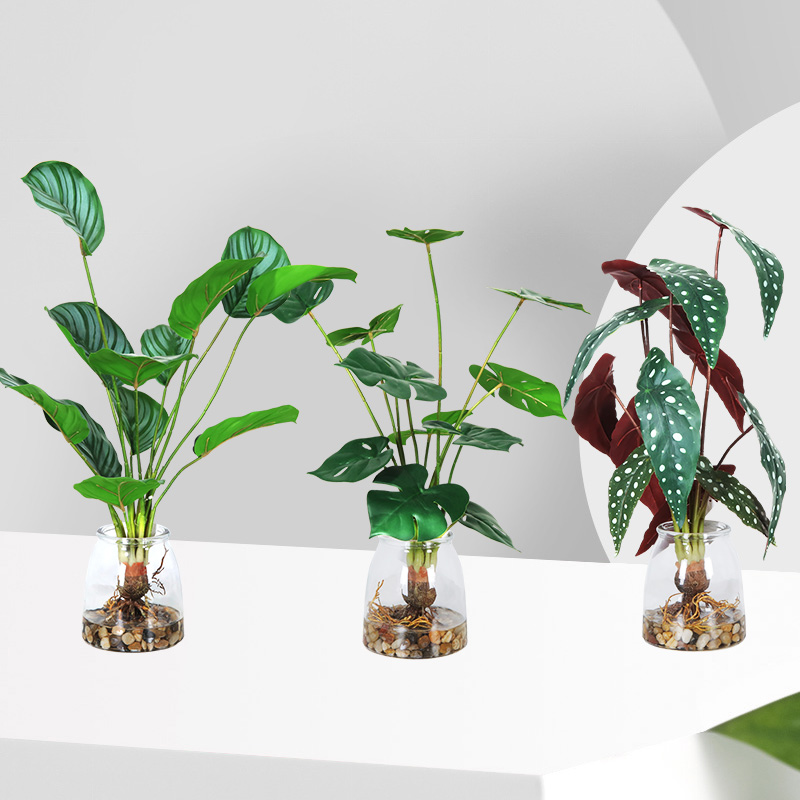 Recém-projetado venda quente de alta qualidade Atacado artificial plantas em vastas artificiais decorativas verdes artificiais