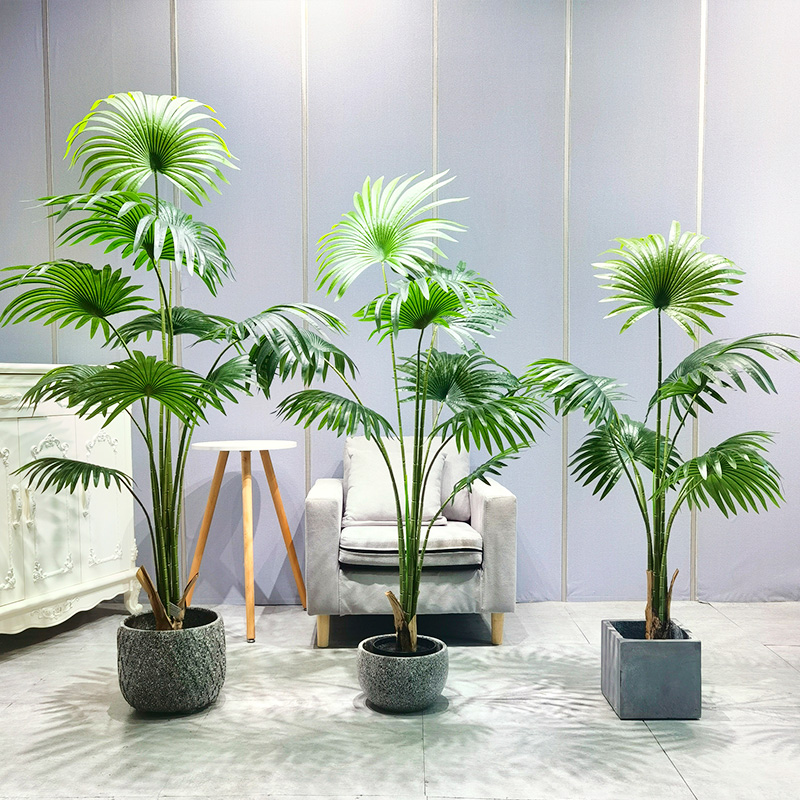 Descubra o fascínio da elegância artificial comnossas palmeiras de plástico simulado!