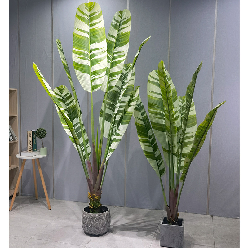 [Beleza das palmeiras de banana] Palmeira de banana de plástico artificial - criando umnovo reino da vegetação para sua casa!